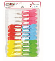 Pobi iz yapmaz mandal - yaysız çamaşır mandalı 3x24 72 li