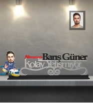 Kişiye Özel Pilot Karikatürlü Kolay Yetişmiyor Ahşap Biblo Bay-3