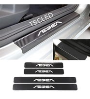 Fiat Egea Karbon Kapı Eşiği Koruma Sticker Yapıştırma (4 Adet)