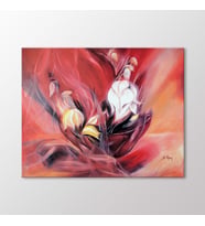 Arty Tablo Soyut Çiçekler Tablo (Karışık)