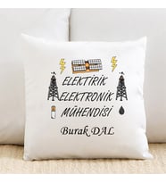 Elektrik Elektronik Mühendisine Hediye İsimli Yastık