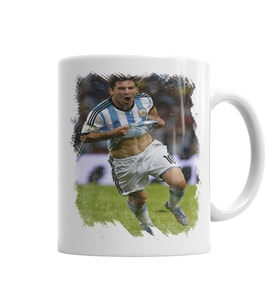 Messi Kupa Bardak Porselen