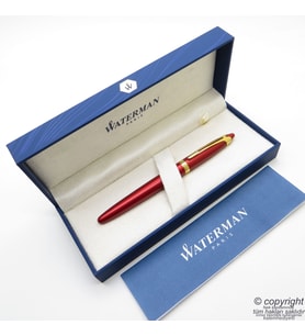 Waterman Ici Et La Red GT Roller Kalem  İsme Özel Kalem  Hediye Kalem