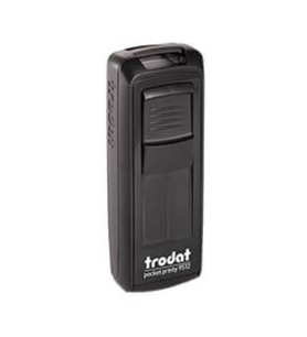 TRODAT CEP  KAŞE 9512 - SİYAH  MAKİNE - MAVİ MÜREKKEP