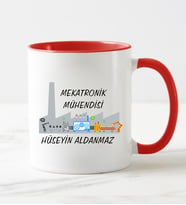 Mekatronik Mühendisi Kupa Bardağı (Kırmızı)
