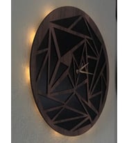 Led Işıklı  Modern  Duvar Saati