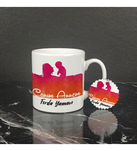 Canım Annem Kupa Bardak ve Anahtarlık Set