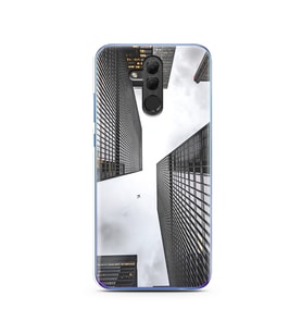 Bina Tasarımlı Süper Şeffaf Silikon Telefon Kılıfı Huawei Honor 20 Lite