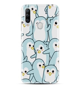 Kılıfland General Mobile GM 20 Pro Kılıf Silikon Resimli Kapak Penguin Pattern Stok 966