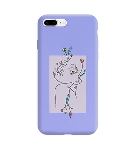 Lila Lansman Telefon Kılıfı Iphone 8 Plus