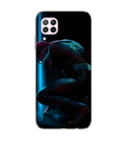 Örümcek Adam Tasarım Süper Şeffaf Silikon Telefon Kılıfı Huawei P40 Lite
