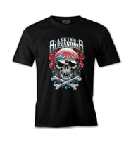 Asking Alexandria - Skull Siyah Erkek Tshirt