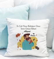 Baba-Oğul Yastığı Kişiye Özel