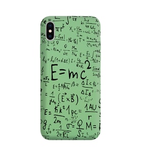 Iphone Xs Çizgi Tasarımlı Yeşil Lansman Telefon Kılıfı