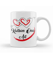 Kalbim Ona Ait Kupa Bardak Porselen