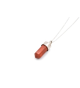 DOĞAL JASPER KOLYE UCU 1.KALİTE 011