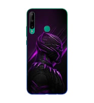 Black Panter Tasarım Süper Şeffaf Silikon Telefon Kılıfı Huawei P40 Lite E