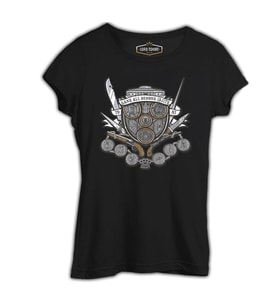 Supernatural - 79/83 Siyah Kadın Tshirt