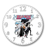Bleach Ichigo Ulquiorra Grimmjow  Duvar Saati Bombeli Gercek Cam