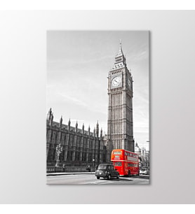 Arty Tablo Kırmızı Otobüs, Big Ben Tablo (Karışık)