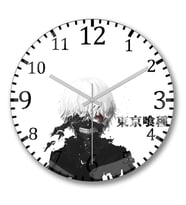 Tokyo Ghoul Kaneki Duvar Saati Bombeli Gercek Cam