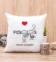 Psikolog Yastık ve Silver Kupa Bardak
