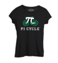 Matematik - Pi 1 Siyah Kadın Tshirt