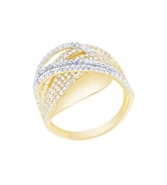 Diamond Line-Gülaylar Altın 14 Ayar Trend Yüzük
