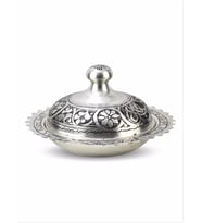 Eskitme Yuvarlak Bakır Sahan 