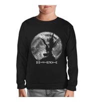 Death Note - Moon 2 Siyah Çocuk Sweatshirt