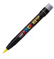 Uni Posca Fırça Uçlu Marker PCF-350 Sarı