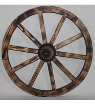 Otantik Çarşı Ahşap At Arabası Tekeri 70 cm.