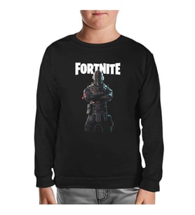 Fortnite - Chevalier Siyah Çocuk Sweatshirt