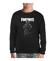 Fortnite - Chevalier Siyah Çocuk Sweatshirt