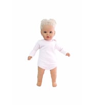 Sade Uzun Kollu Alttan Çıt-çıtlı Bebek Zıbın