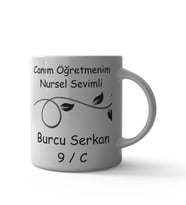 Canım Öğretmenim Kupa Bardak (Çok Renkli)
