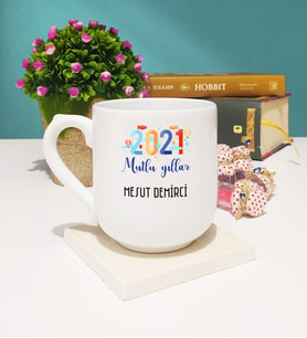 Mutlu Yıllar 2021 Yılbaşı Hediyesi Kupa Bardak