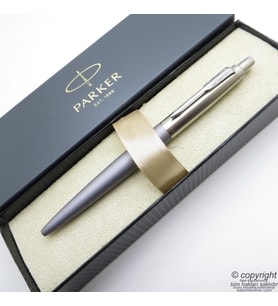 Parker Jotter Metal XL Mat Duman Tükenmez Kalem  İsme Özel Kalem  Hediyelik Kalem