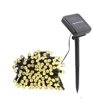 Solar Güneş Enerjili Dış Bahçe 8 Modlu 20Metre 200 Led Aydınlatma  