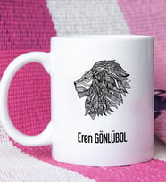AslanTasarımlı Kişiye Özel Aslan Kupa Bardak