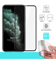 Microsonic Apple iPhone 11 Pro Max Seramik Matte Flexible Ekran Koruyucu Siyah