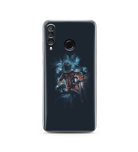 Uzay Boşluğu Tasarım Süper Şeffaf Silikon Telefon Kılıfı Huawei P30 Lite