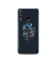 Uzay Boşluğu Tasarım Süper Şeffaf Silikon Telefon Kılıfı Huawei P30 Lite
