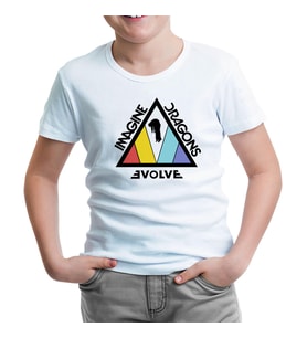 Imagine Dragons - Tri Beyaz Çocuk Tshirt