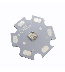 3535 3W UV Led 395-400nm 10-15 lumen 700 mAh 3.2-3.4V 20mm PCB Beyaz Bord