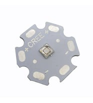 3535 3W UV Led 395-400nm 10-15 lumen 700 mAh 3.2-3.4V 20mm PCB Beyaz Bord