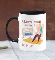 BK Gift Kişiye Özel Babalar Günü Temalı Siyah Kupa Bardak 20292s