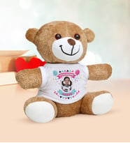 BK Gift Kişiye Özel Fotoğraflı Doğum Günü Peluş Ayıcık - 2