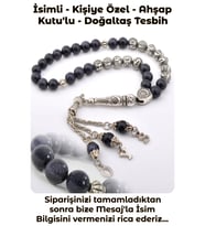 İsimli - Kişiye özel - İsime özel - YILDIZTAŞI - Doğaltaş Tesbih