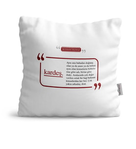 BK Gift Kişiye Özel Kardeş Dekoratif Yastık  1